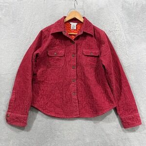 Cabi Corduroy Jacket Women's Large Snap Front Double Pockets Southwestern